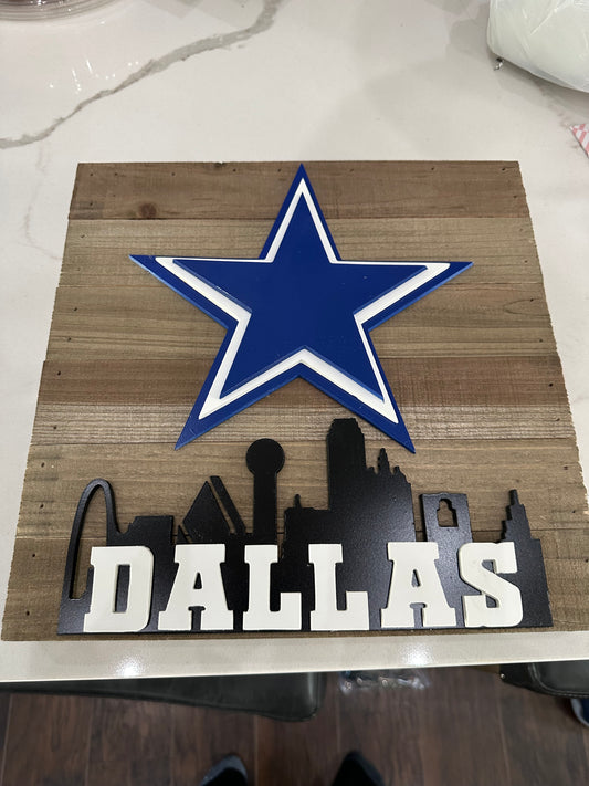 Dallas Texas wall hanging